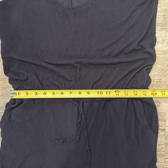 Daily Ritual Navy Blue Romper - Picture 4 of 6